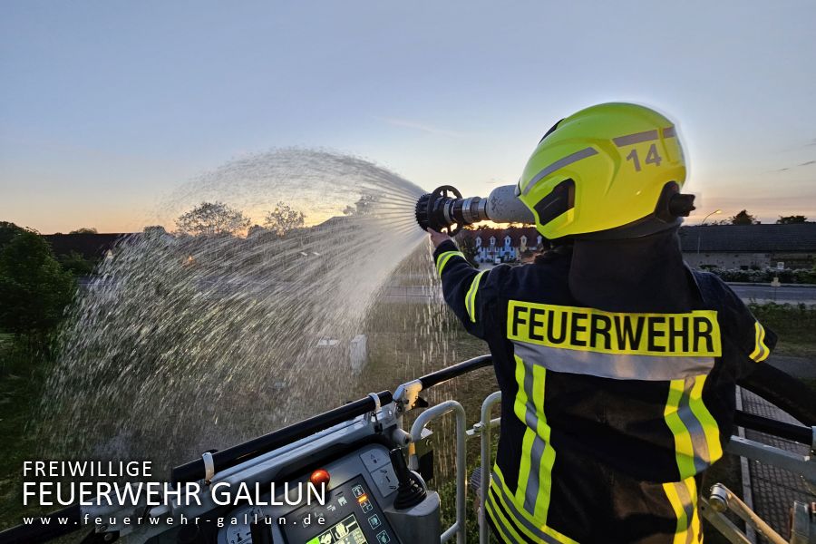 Ausbildung mit der Feuerwehr Mittenwalde